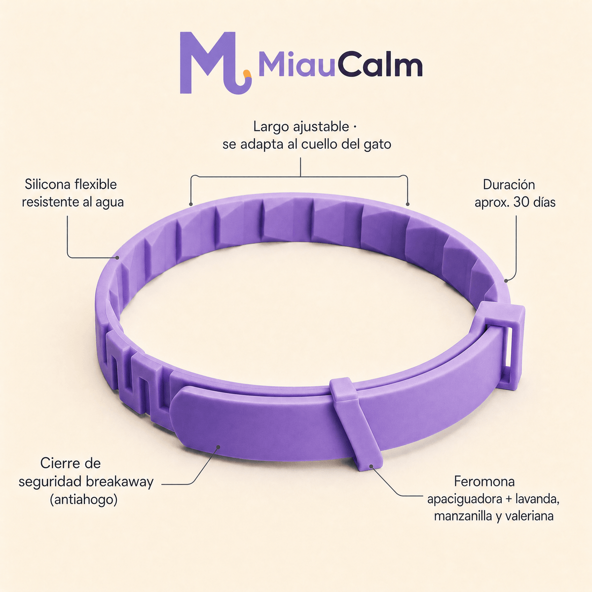 Collar calmante para gatos